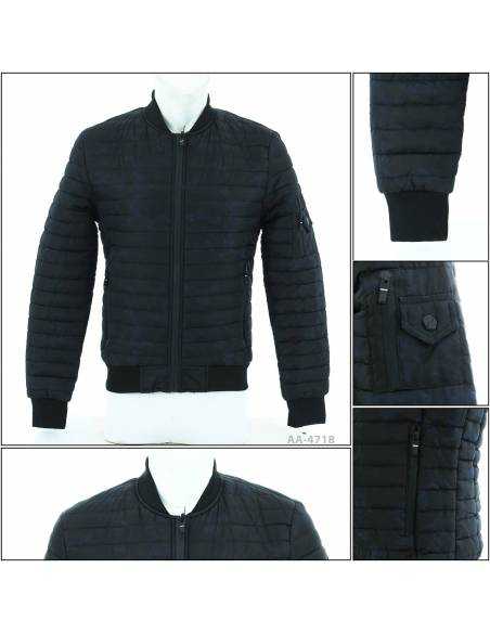 Jaket Parasit Hitam Cowok ALPHEUS Size L,XL,2L