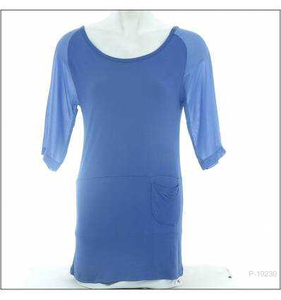 Kaos Cewek Polos Lengan 3/4 Lumeire