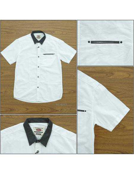 Kemeja Cowok Lengan Pendek Gabrielle