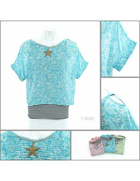 Atasan Cewek Bermodel Lengan Pendek Kukky Top