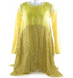 Atasan Cewek Lengan Panjang Motif Bunga All Size 2