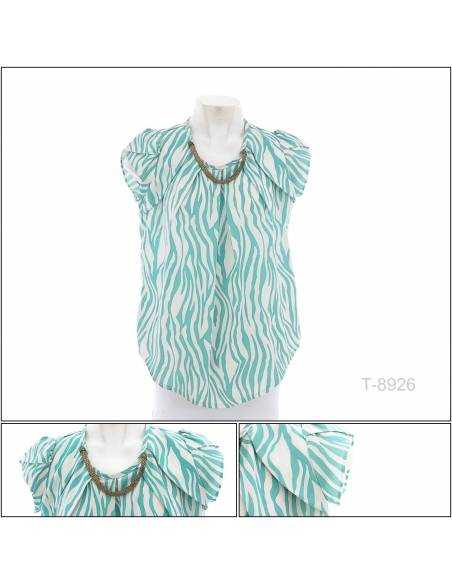 Atasan Cewek Bermodel Lengan Pendek E-JUST