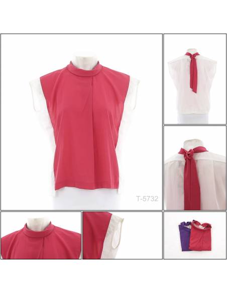 Atasan Cewek Tanpa Lengan RASPBERRY