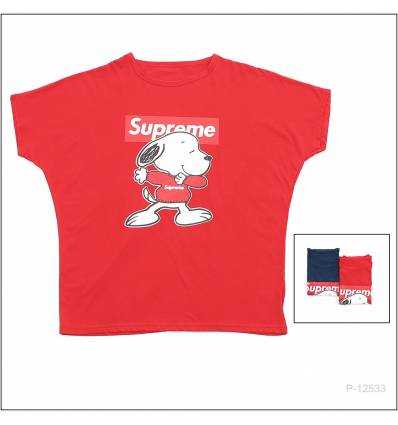 Kaos Oblong Cewek Lengan Pendek Big Size Cupcake