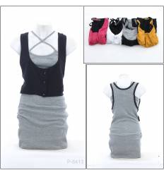 Kaos Cewek Polos Tanpa Lengan Sense