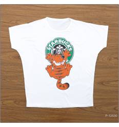 Kaos Oblong Cewek Lengan Pendek Big Size Cupcake