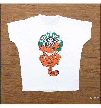 Kaos Oblong Cewek Lengan Pendek Big Size Cupcake