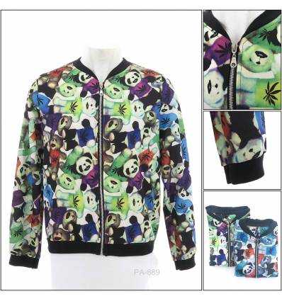 Jaket Cewek Bergambar Lengan Panjang KUKKY TOP
