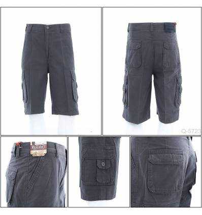 Celana Pendek Katun Warna Abu-abu Size 28-32 Mustevan