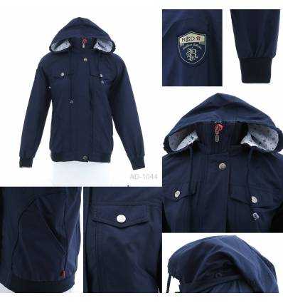 Jaket Parasit Cewek Biru Tua Red Up 2XL-4XL