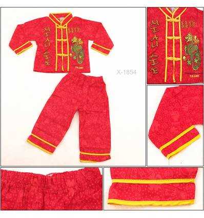 Setelan Cibao Anak Cowok Lengan Panjang Celana Panjang Miauwli 10-12