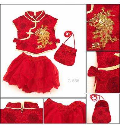 Setelan 2 in 1 Cibao Anak Cewek Miauwli 0