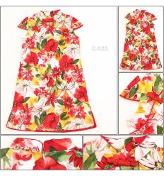 Sackdress Anak Cewek Cibao Lengan Pendek Motif Bunga 3XK M