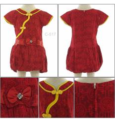 Sackdress Balon Anak Cewek Cibao Lengan Pendek Miauwli 2-3