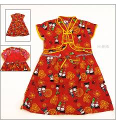 Sackdress Rompi Anak Cewek Cibao Lengan Pendek Miauwli 10-12