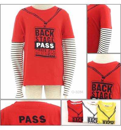 Kaos Oblong Anak Cowok Lengan Panjang Yikamai 11-13