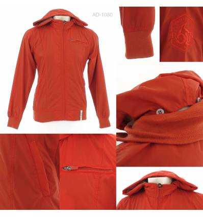 Jaket Parasit Cewek Orange Rolun M-XL