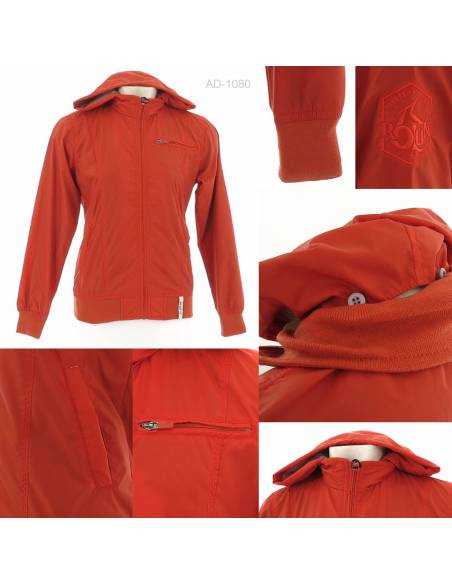 Jaket Parasit Cewek Orange Rolun M-XL
