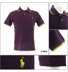 Kaos Kerah Cowok Lengan Pendek Ungu Polo Country M
