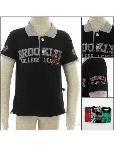 Kaos Kerah Anak Cowok Lengan Pendek Remval 4-8