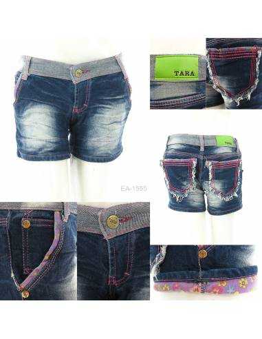 Hot pants/Shorts/Celana Pendek Biru Tua Tara 28-30
