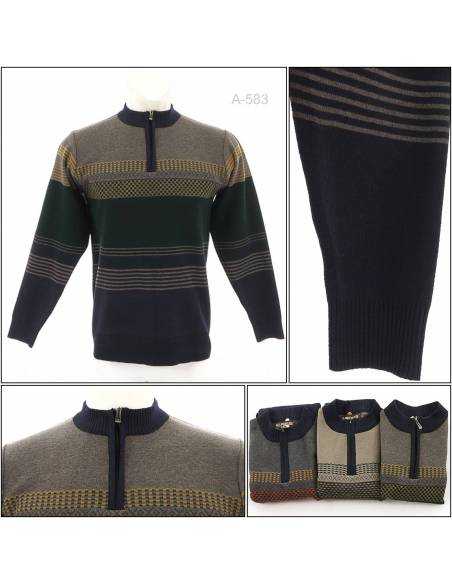 Jaket/Sweater Rajut Cowok/Cewek Alpheus M-XL