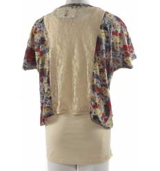 Atasan Kaos 2 Piece Cewek Lngan Pendek Mixit 2