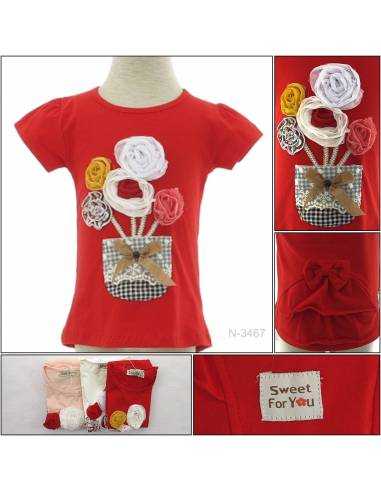 T-shirt/Kaos Oblong Anak Cewek Lengan Pendek...
