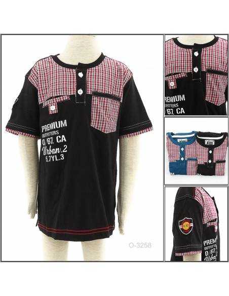 Kaos Oblong Anak Cowok Lengan Pendek Audi 4-8