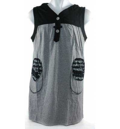 Atasan Kaos Cewek Tanpa Lengan Opulent