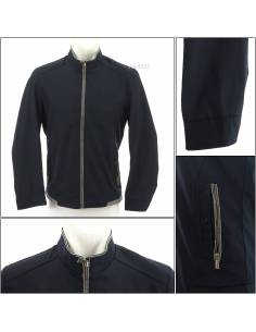 Jaket Parasit Cowok Biru Tua Alpheus M - 4L