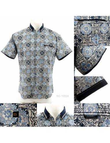 Kemeja Cowok Regular Lengan Pendek Top Ten M-XL