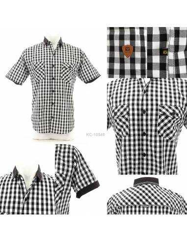 Kemeja Cowok Lengan Pendek Top Ten M-XL
