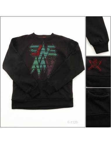 Jaket Jumper Cowok/Jaket Tanpa Resleting Hitam...