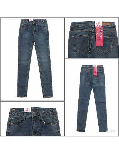 Celana Jeans Panjang Cewek Skinny Fit Biru Tua...