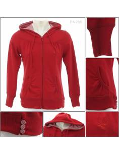 Jaket Jumper Hoodie Cewek Cardinal 2XL-3XL
