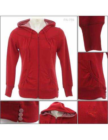Jaket Jumper Hoodie Cewek Cardinal 2XL-3XL