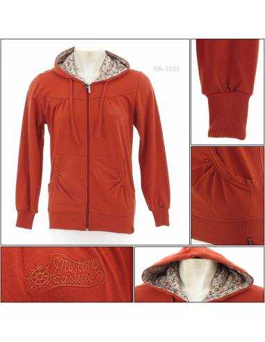Jaket Jumper Hoodie Cewek Mistiten M-XL