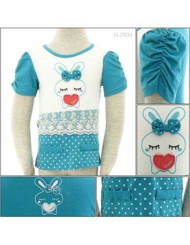 T-shirt/Kaos Oblong Anak Cewek Lengan Pendek...