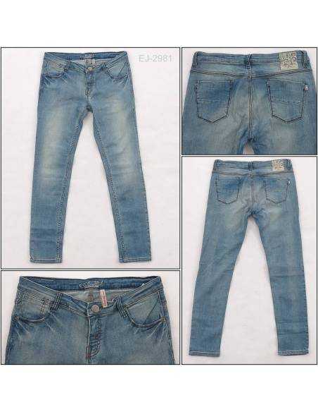 Celana Jeans Panjang Cewek Biru Cardinal L-XL