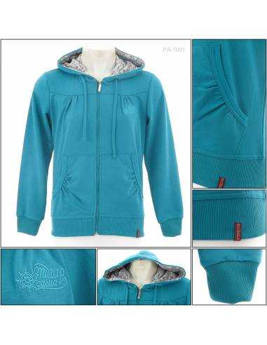 Jaket Jumper Hoodie Cewek Mistiten M-XL