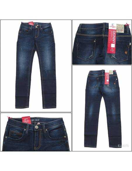Celana Jeans Panjang Cewek Biru Tua Cardinal S-L