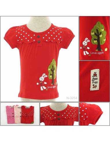 T-shirt/Kaos Oblong Anak Cewek Lengan Pendek...