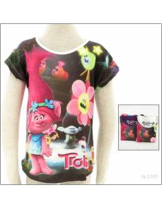 T-shirt/Kaos Oblong Anak Cewek Lengan Pendek Coco Ice 4-6