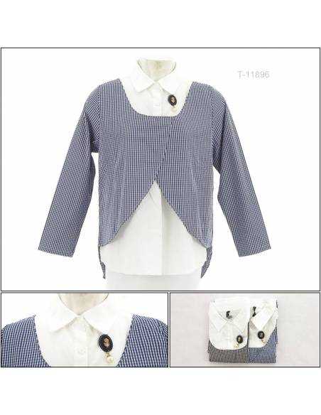 Kemeja Cewek Lengan Panjang Kukky Top All Size