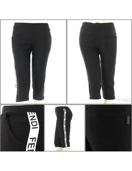 Shorts/Celana Pendek 7/8 Hitam Saya L-XL