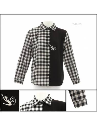 Kemeja Cewek Lengan Panjang Kukky Top 0