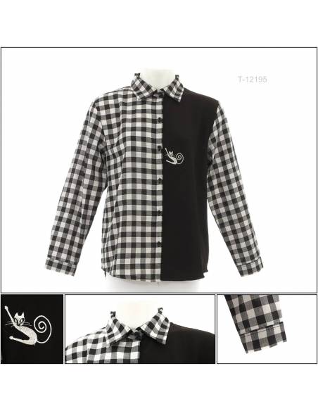 Kemeja Cewek Lengan Panjang Kukky Top 0