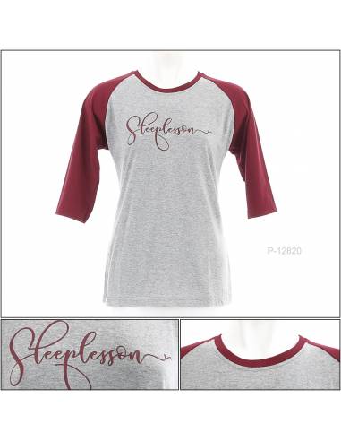 Kaos Oblong Cewek Reglan Lengan Pendek...