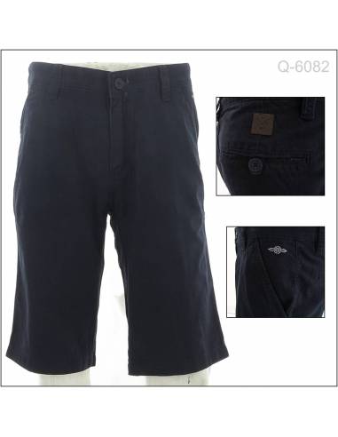 Celana Pendek Cowok Katun Biru Tua Elviti 29-32